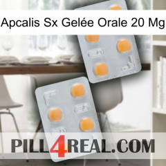 Apcalis Sx Gelée Orale 20 Mg 25